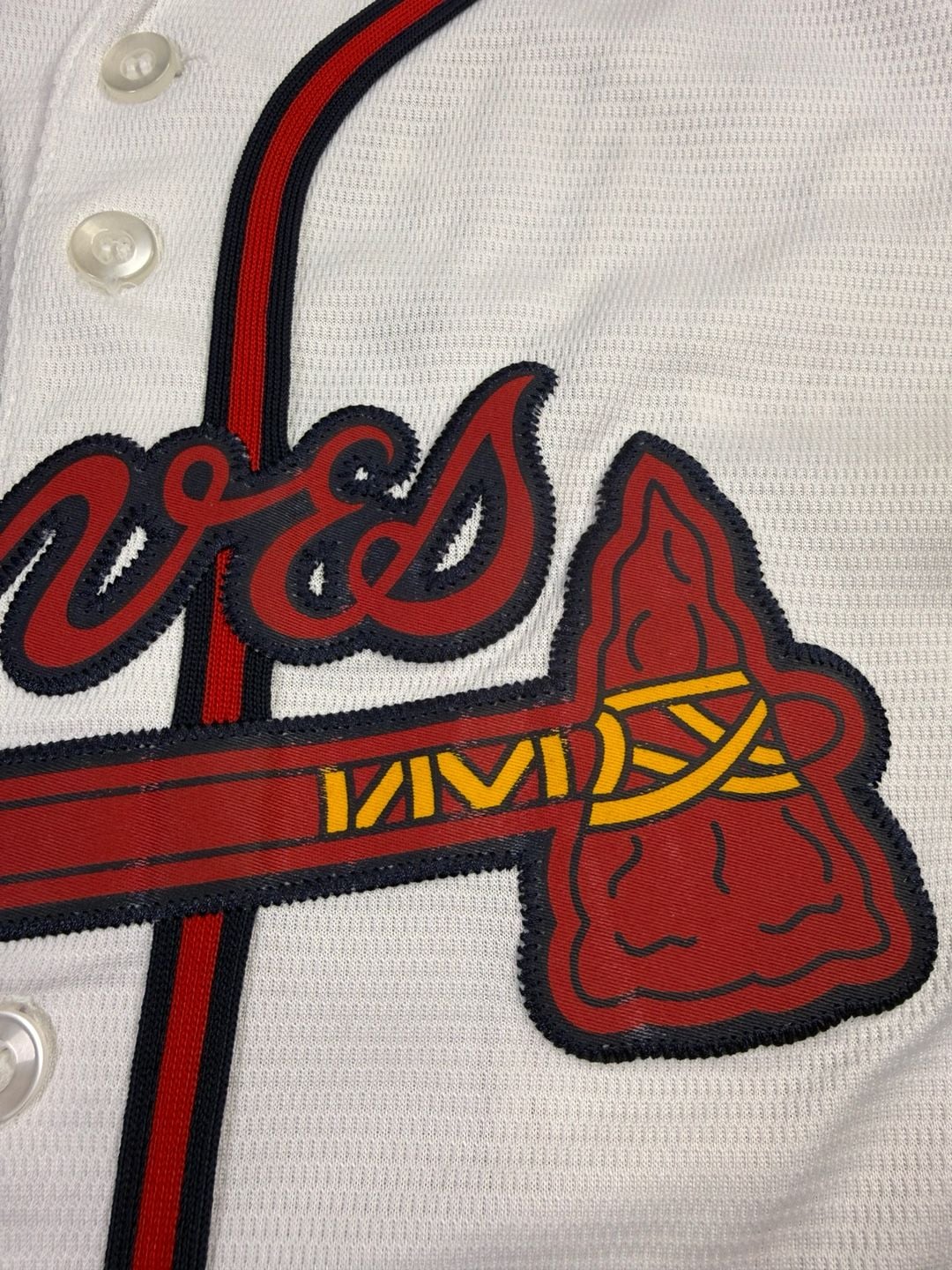 Major League Baseball Atlanta Braves Baseball Jersey Youth Size L 5
