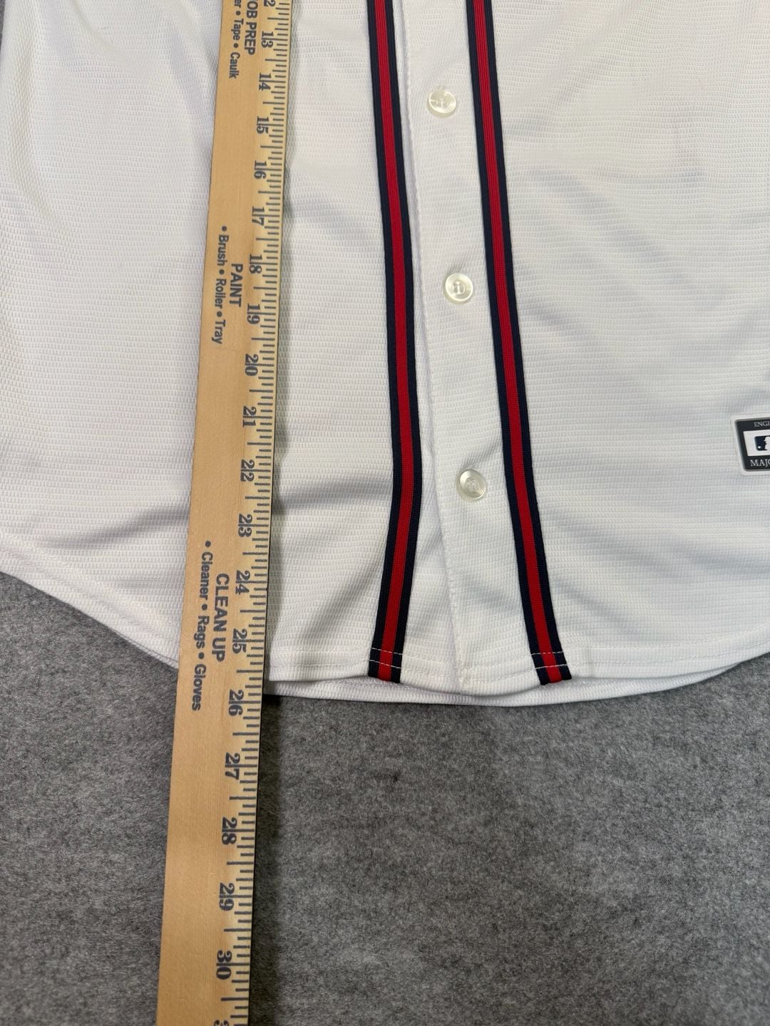 Major League Baseball Atlanta Braves Baseball Jersey Youth Size L 7