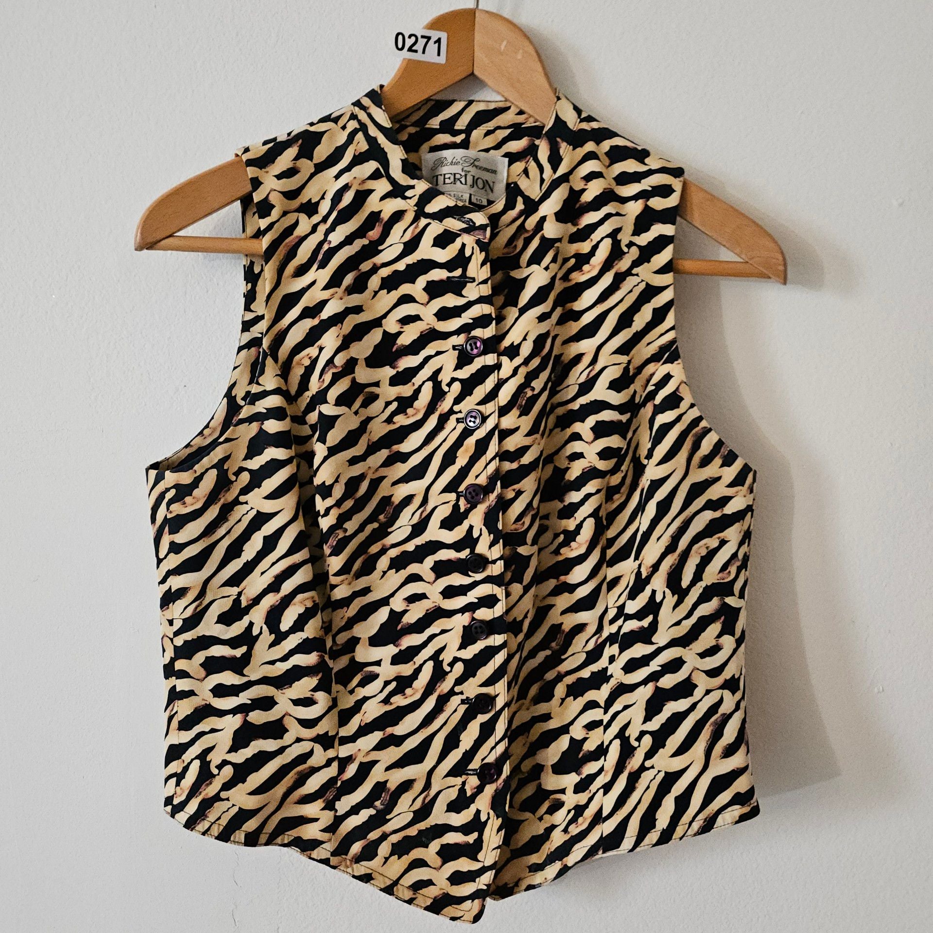 Richie Freeman for Teri Jon Vest Silk 271 3