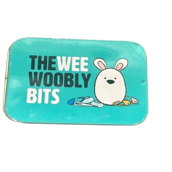 The Woobles The Wee Woobly Bits Tin Storage Box Blue
