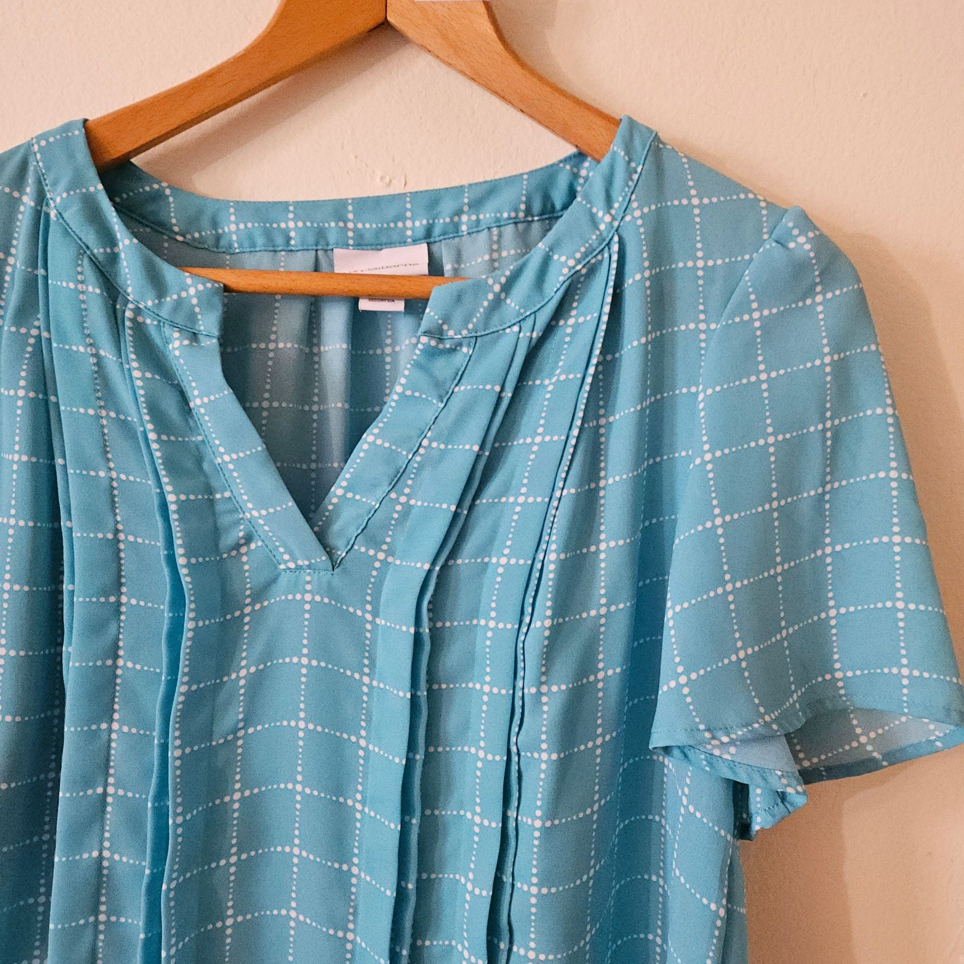Lite blue and white blouse 272 2