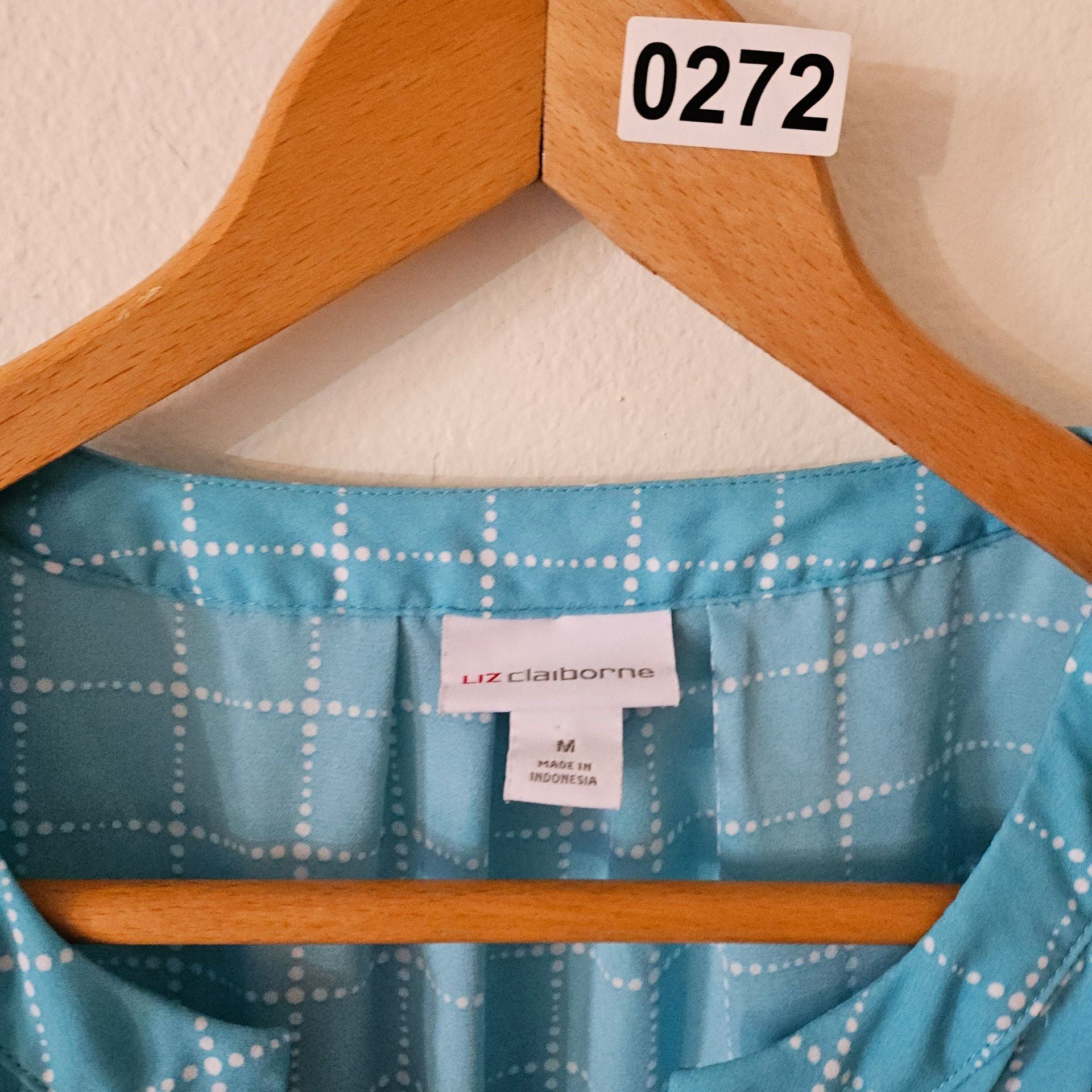 Lite blue and white blouse 272 3