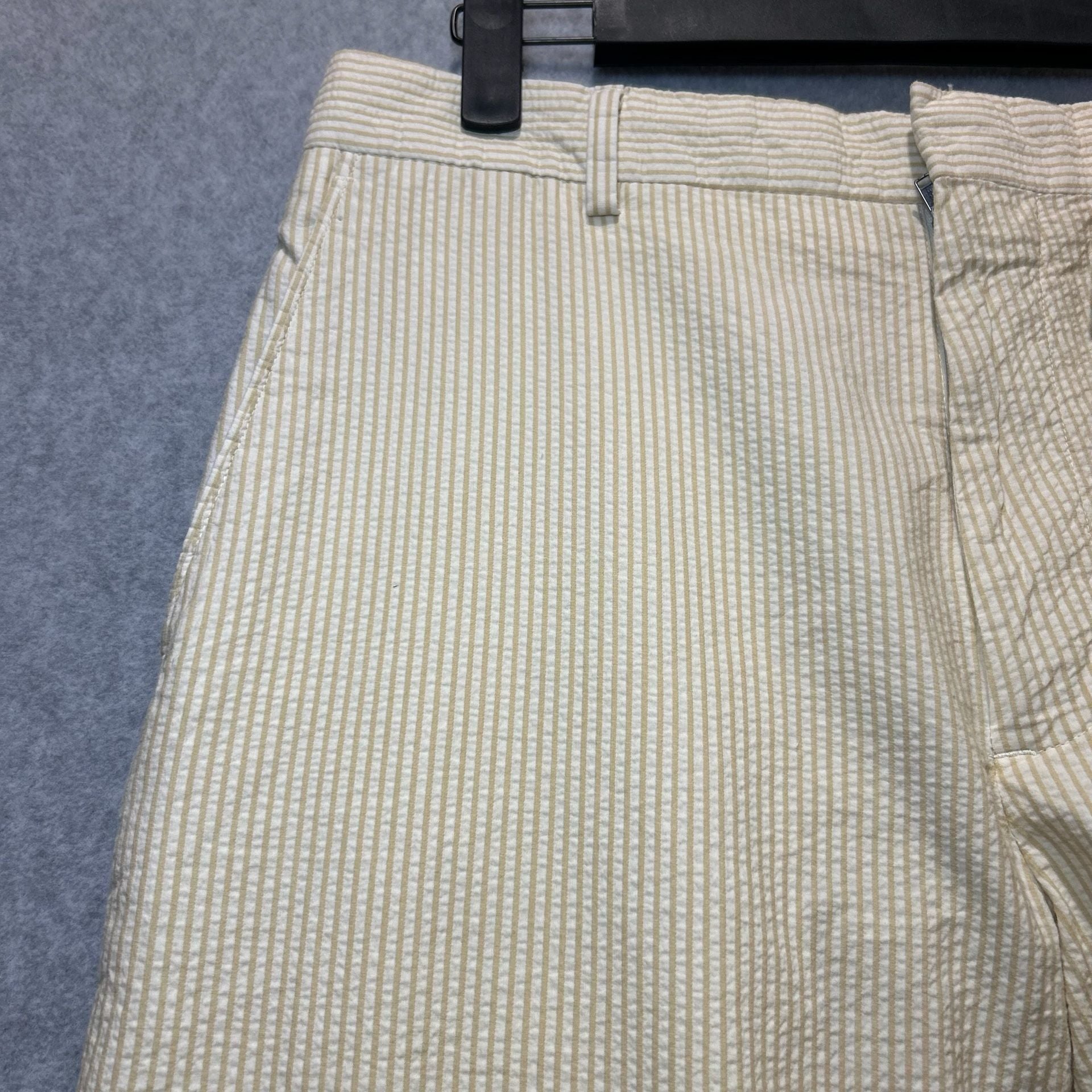 Banana Republic Brand New Men’s Yellow Seersucker Pants Size 31x30 6