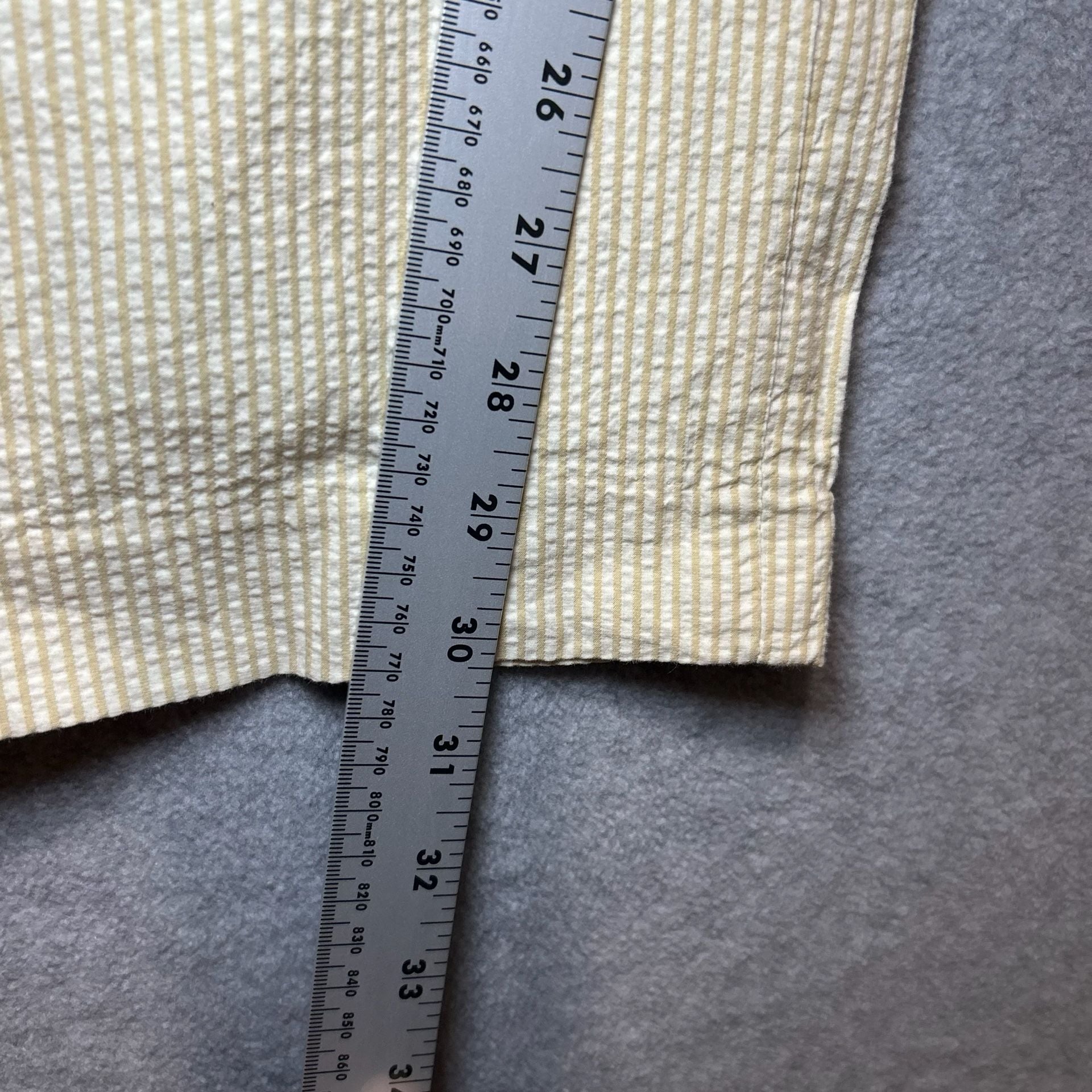 Banana Republic Brand New Men’s Yellow Seersucker Pants Size 31x30 10