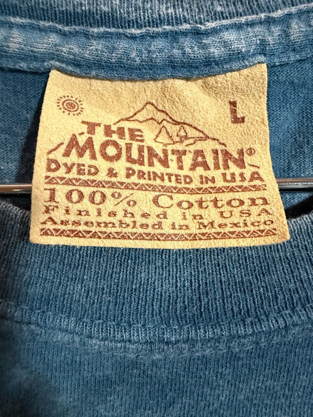 The Mountain Majestic Flight Eagle T-Shirt Size L Blue 4