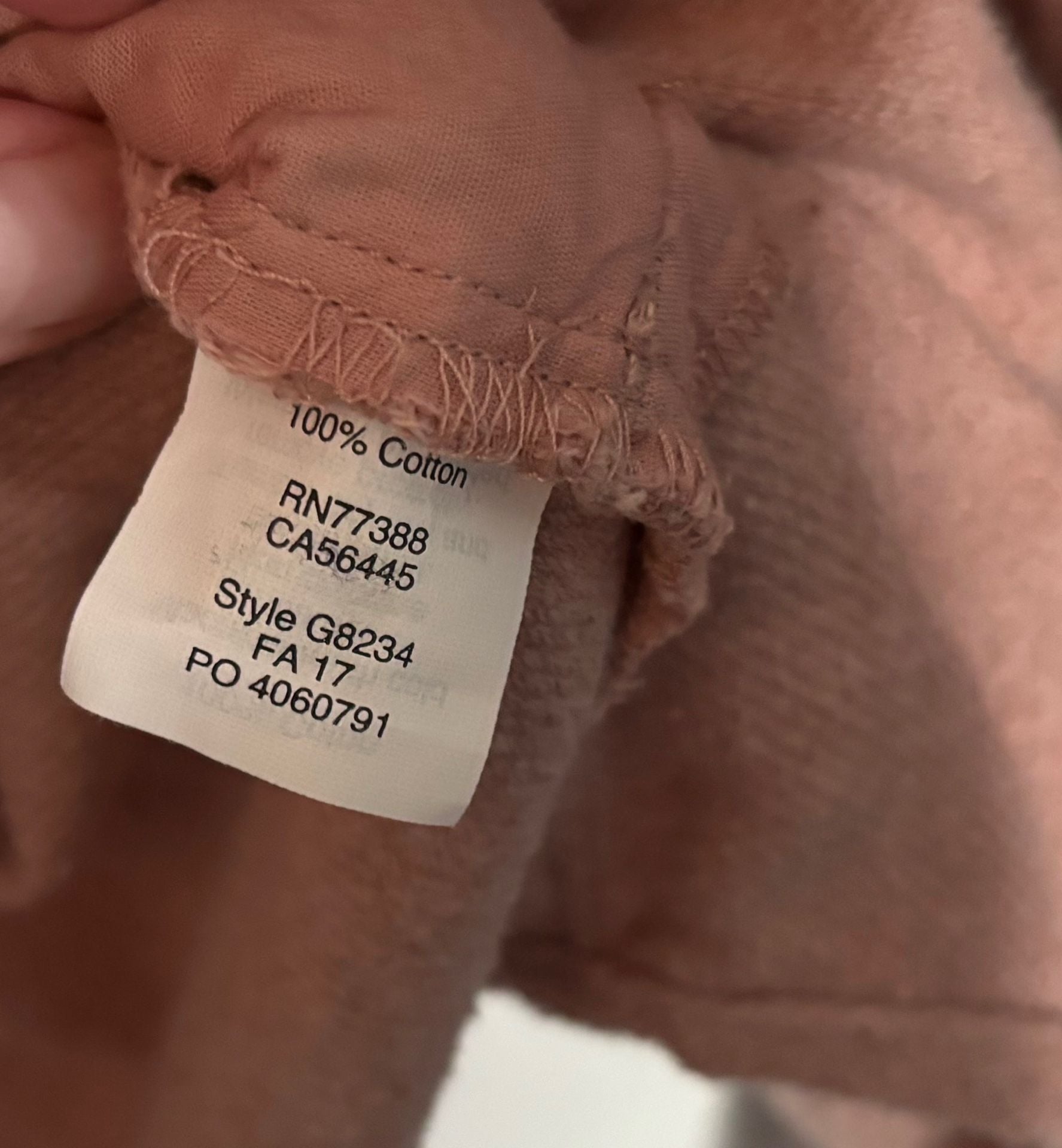 Madewell Flannel Button-Down Shirt Blush Pink Large 100% cotton 7