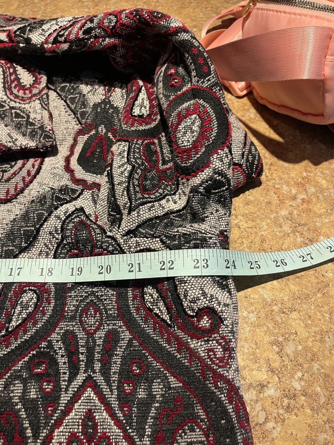 Coldwater Creek XL Paisley Beaded Tapestry Jacquard Blazer Boho 11