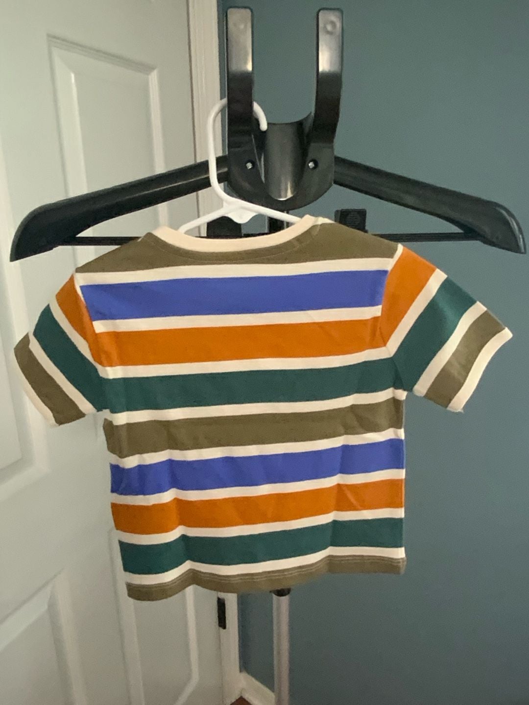Bout'Chou Striped T-Shirt Boys Size 18M Multicolored Cotton 3