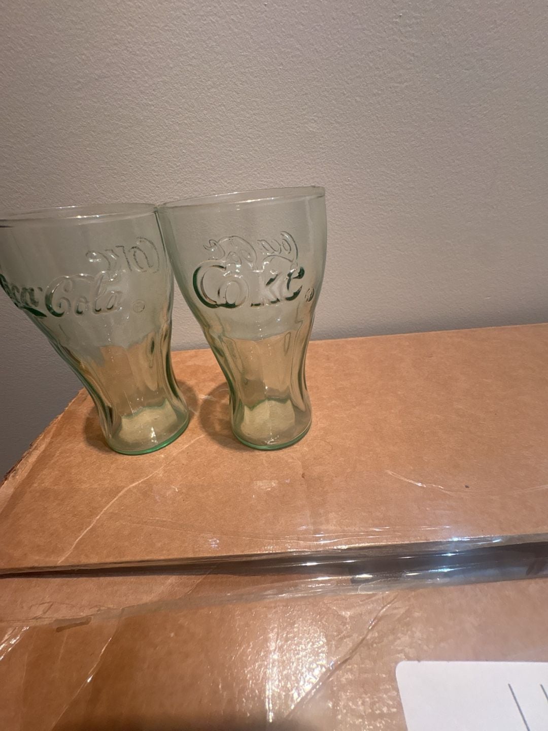 Coca-Cola Green Glass Tumbler Set 2 Pack 2