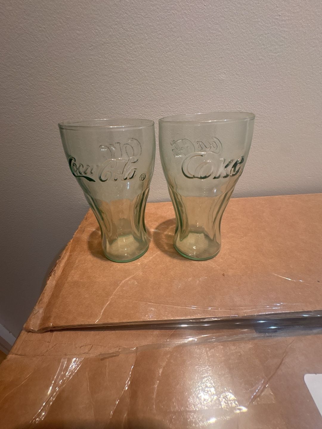 Coca-Cola Green Glass Tumbler Set 2 Pack 3