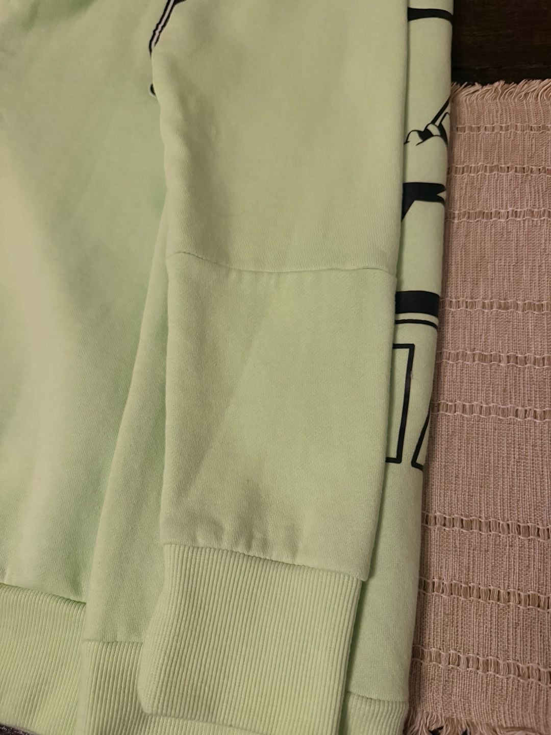 Zara Naruto Shippuden Hoodie Size 13-14 Yrs Light Green Anime Pullover 12
