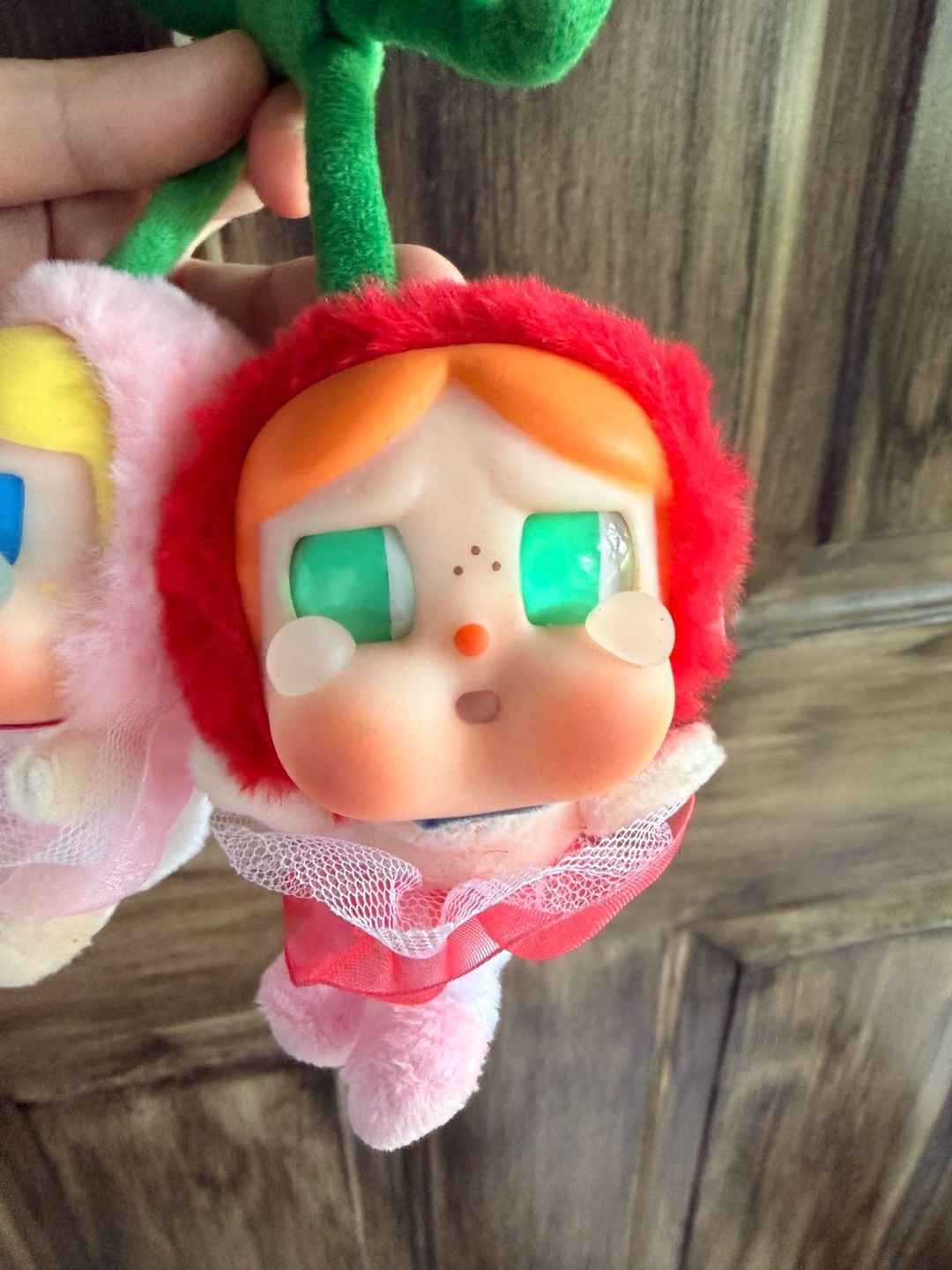 POP MART Crybaby Crying For Love Love You Cherry Plush Figure Pendant 5