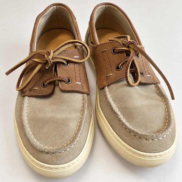Velasca Marno Boat Shoes leather Beige Suede Sneaker Sole