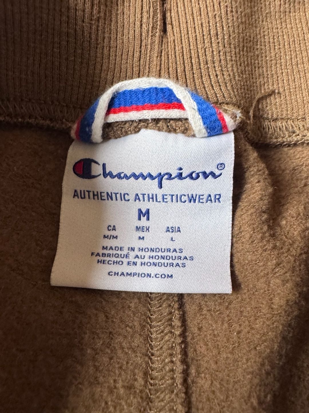 Champion Joggers Brown Sweatpants Logo Script Size M 9
