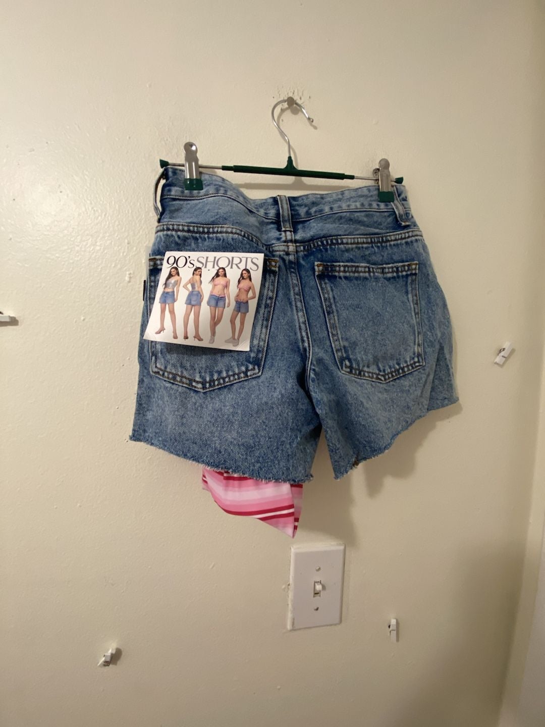 90's Shorts 00/23 Denim Shorts With Bikini Set 5