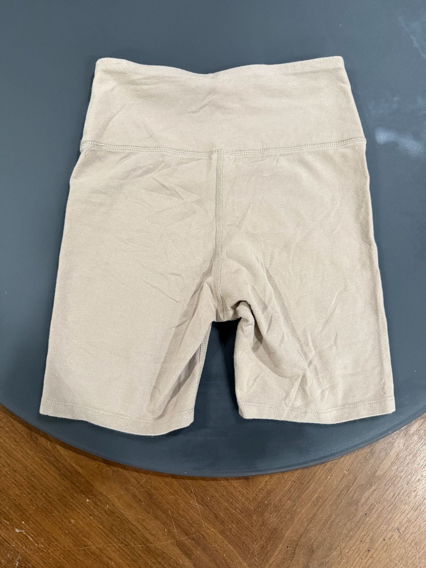 Champion Biker Shorts Size Small Beige Athletic 3