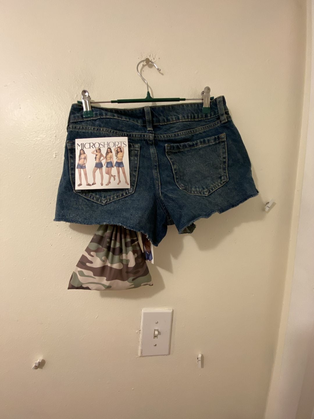Micro Shorts Denim Size 0/24 Bikini Set Included 6