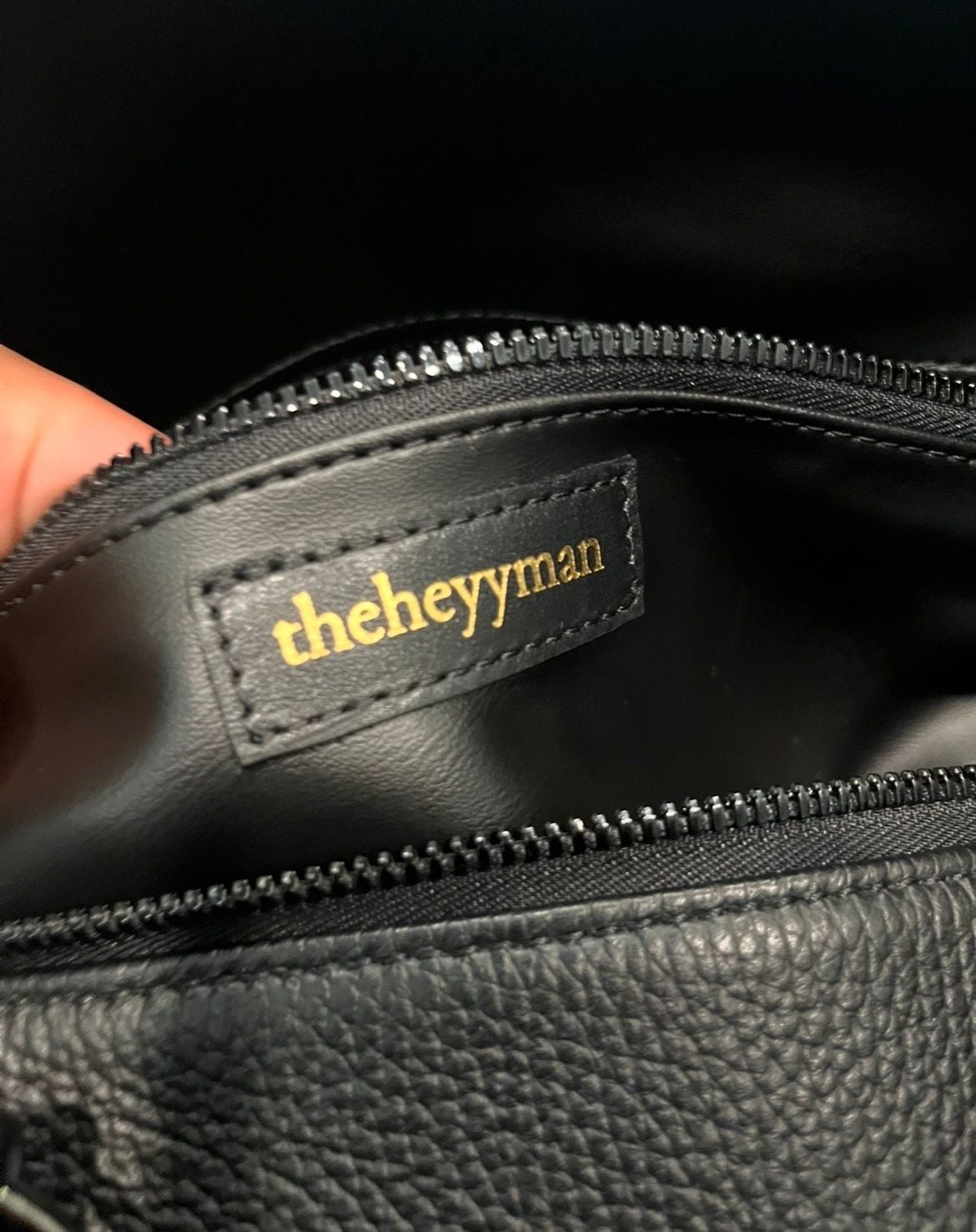 The Heyyman NBA All-Star 2023 Utah Leather Duffle Bag Black Yellow Carry On 8