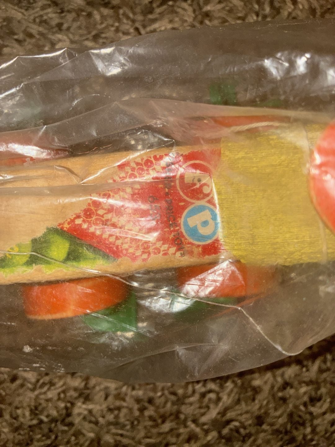 FISHER PRICE GRANDPA FROG PULL TOY, 2