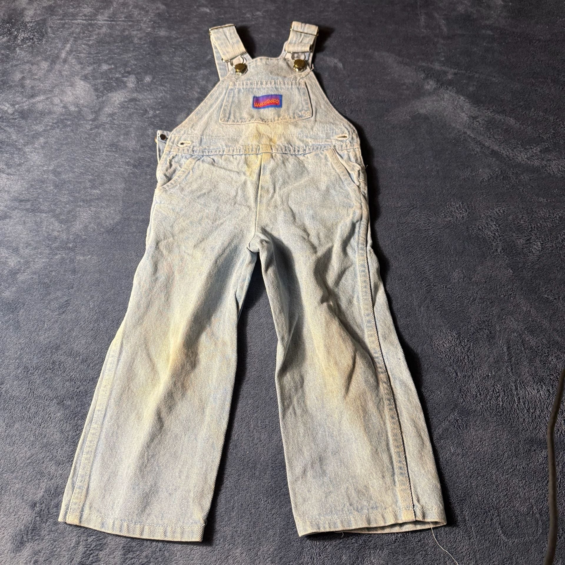 Handstands Denim Overalls Size 3T 2