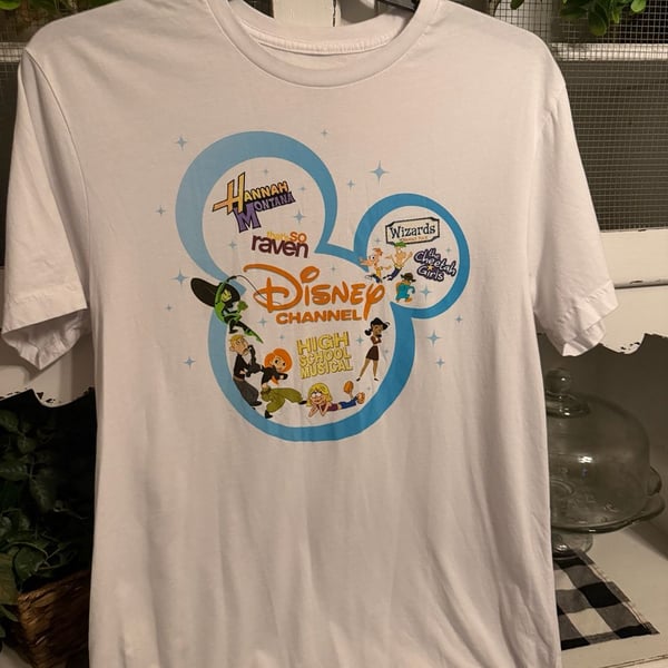 Disney Disney Channel Throwback Characters T-Shirt Size M White