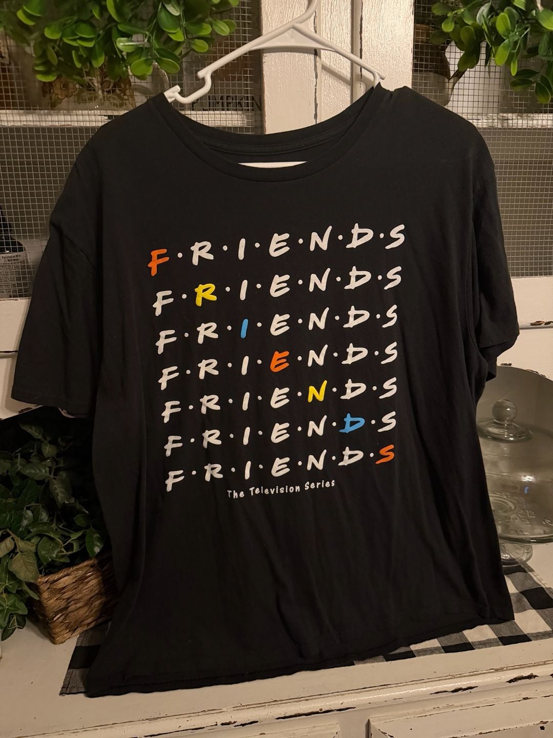 Friends The Television Series T-Shirt Size XL Black Graphic Tee 2