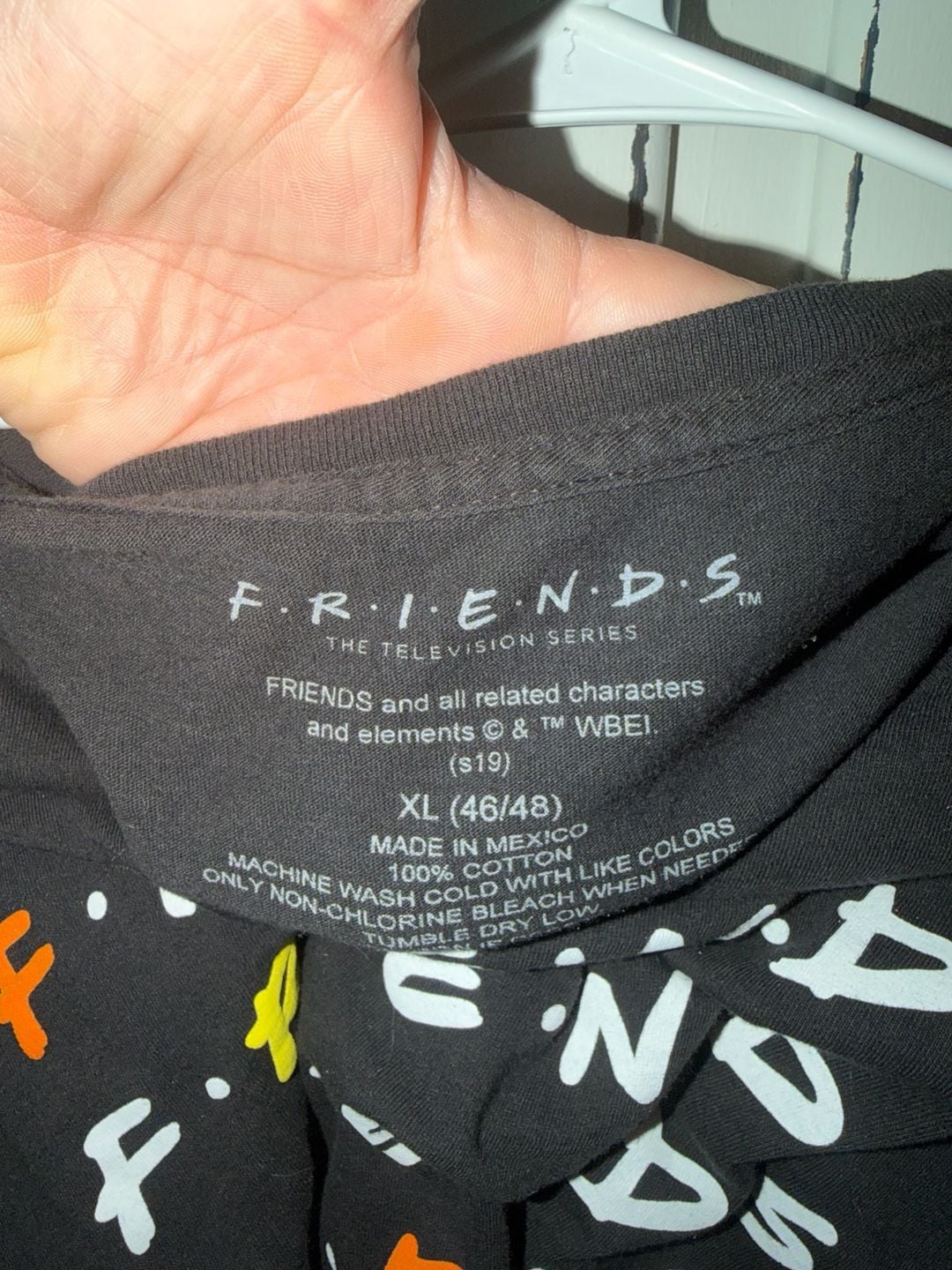 Friends The Television Series T-Shirt Size XL Black Graphic Tee 3