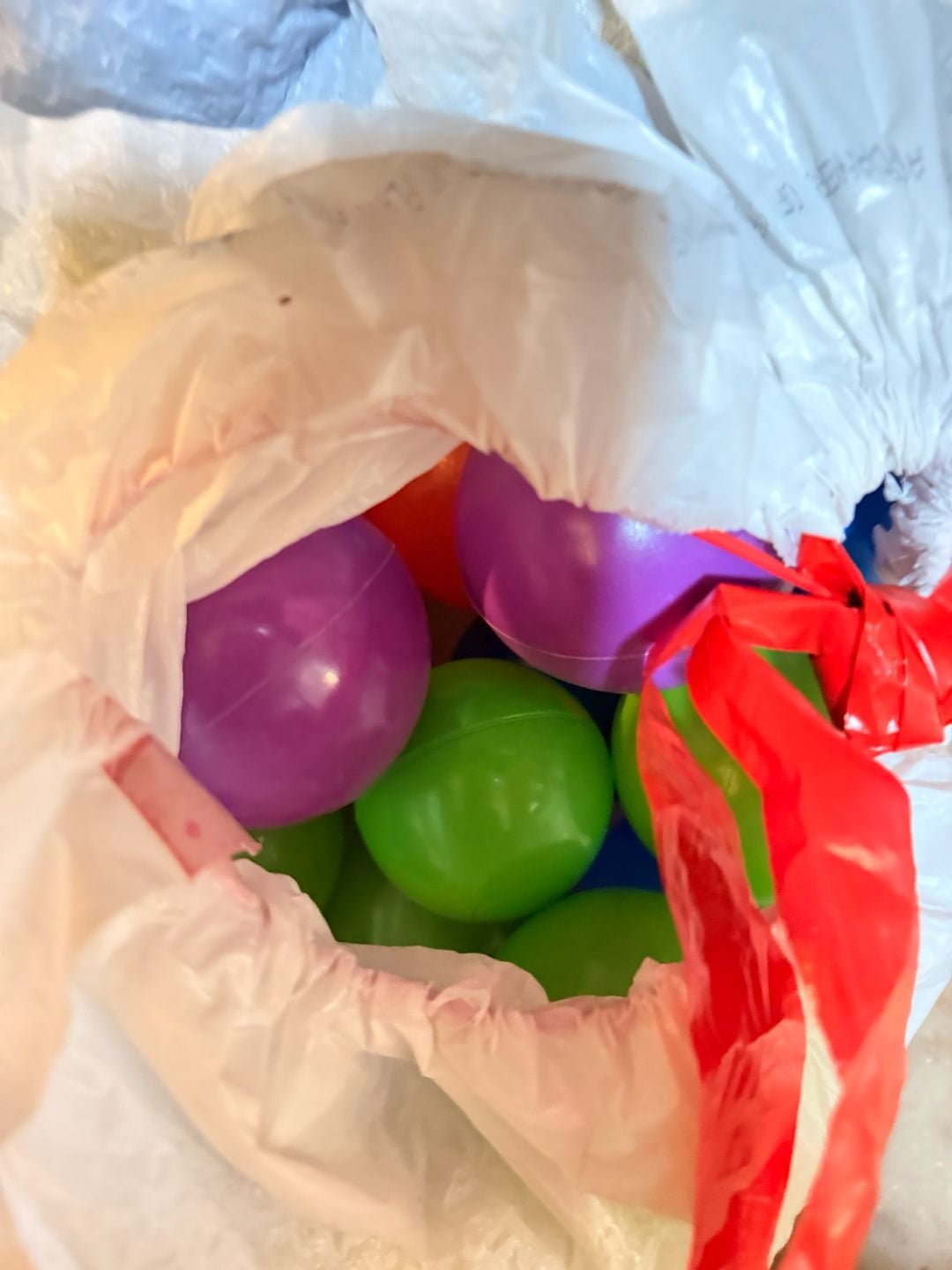 Plastic Ball Pit Balls Multicolor Play Balls Bag 1