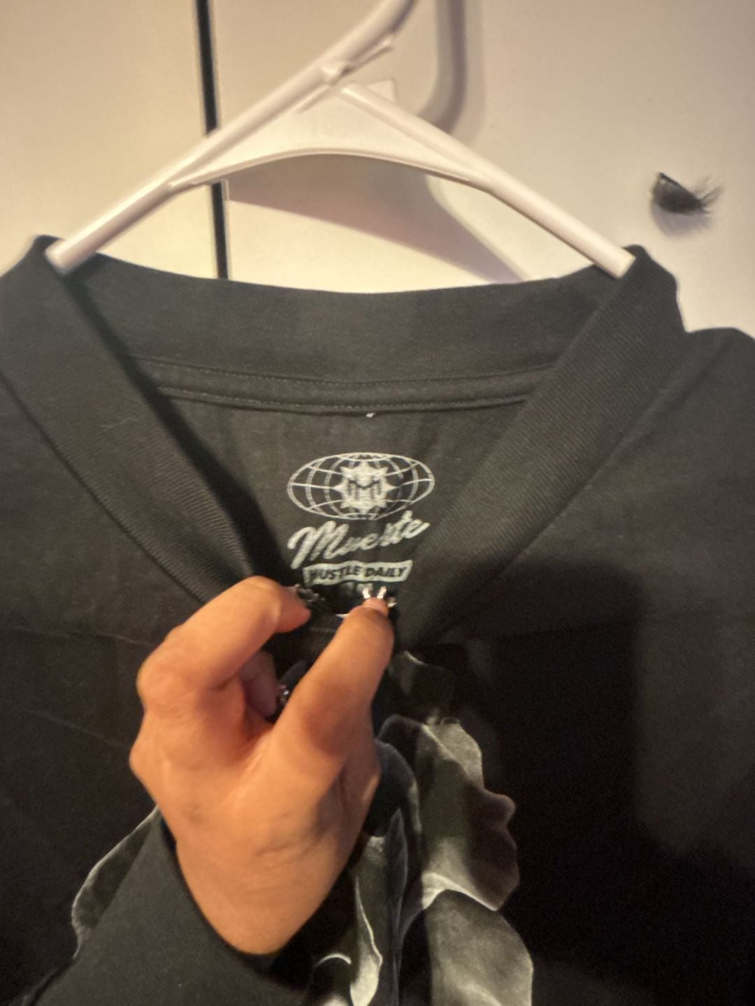 Muerte Fuck Death Rose Long Sleeve T-Shirt Size M Black 3
