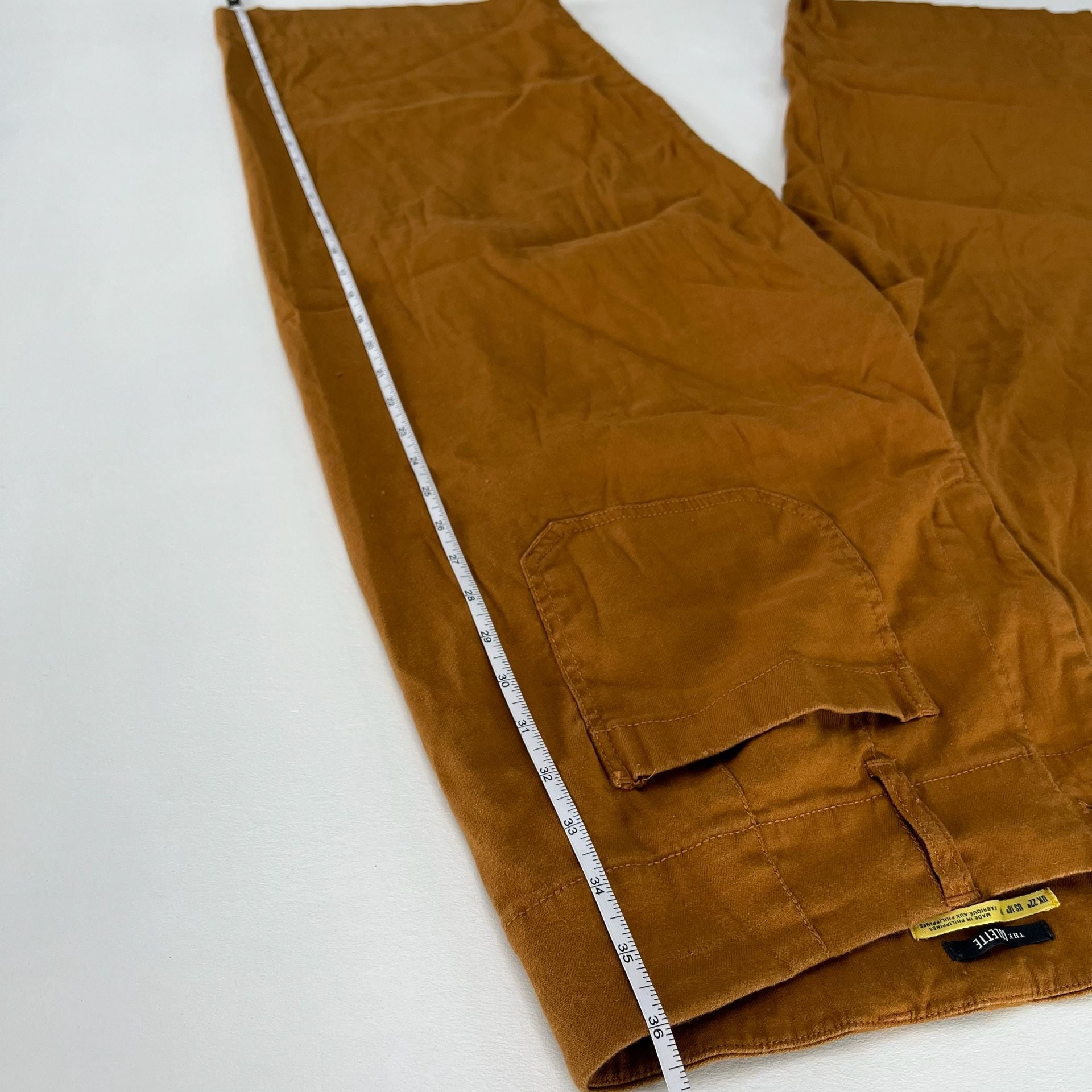 Maeve The Colette Pants Size 18W Brown Linen Blend Wide Leg Cropped Culottes 5