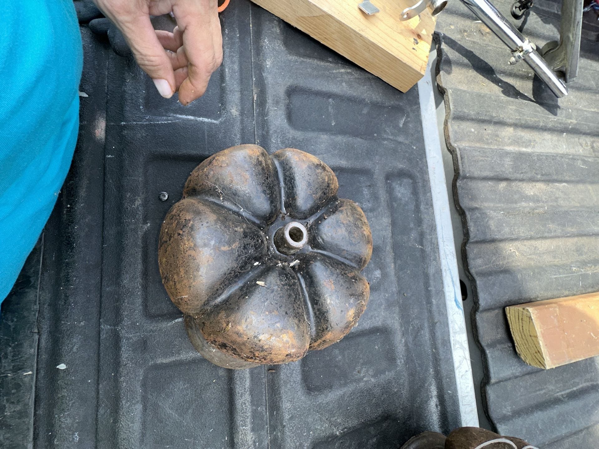 2 Star Nail Cup Cast Iron Rotating Hardware Caddy 5