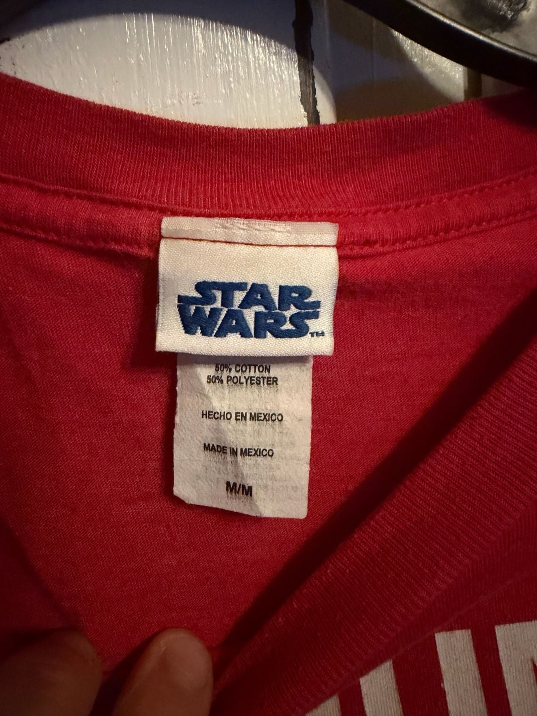 Star Wars Millennium Falcon Blueprint T-Shirt Size M Red Graphic Tee 3