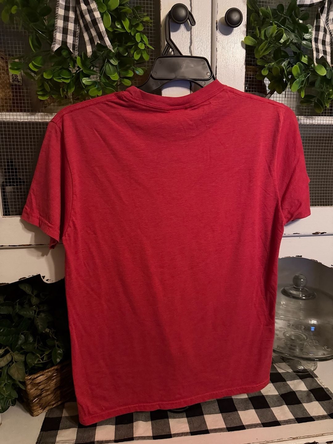 Star Wars Millennium Falcon Blueprint T-Shirt Size M Red Graphic Tee 4