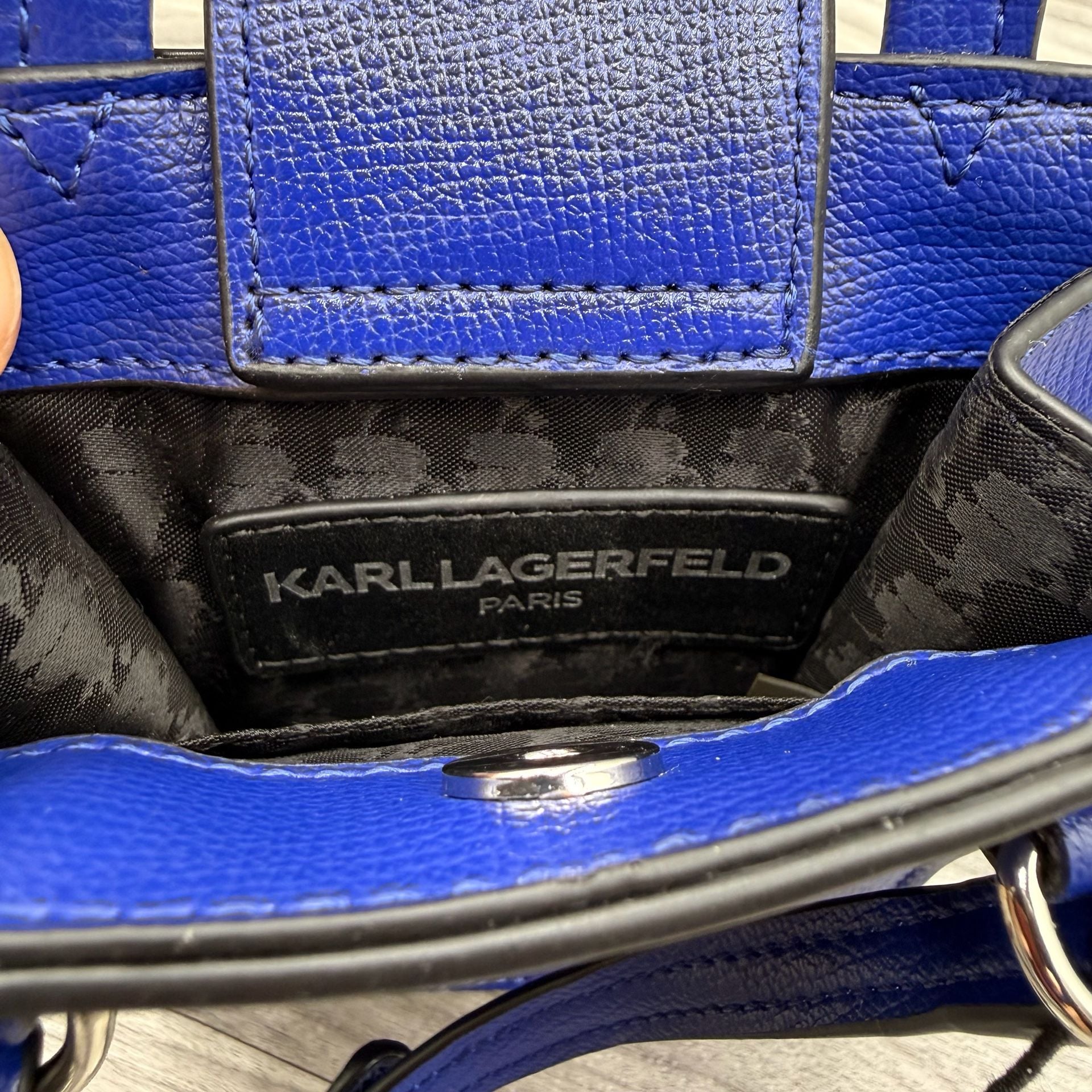 Karl Lagerfeld Paris Maybelle Crossbody Bag Blue 7