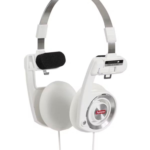 Supreme Koss Porta Pro Optic White On-Ear Headphones