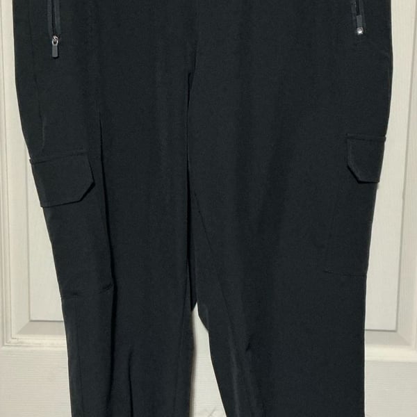 Tek Gear Cargo Pants Size XL Black Pull-On Activewear Joggers