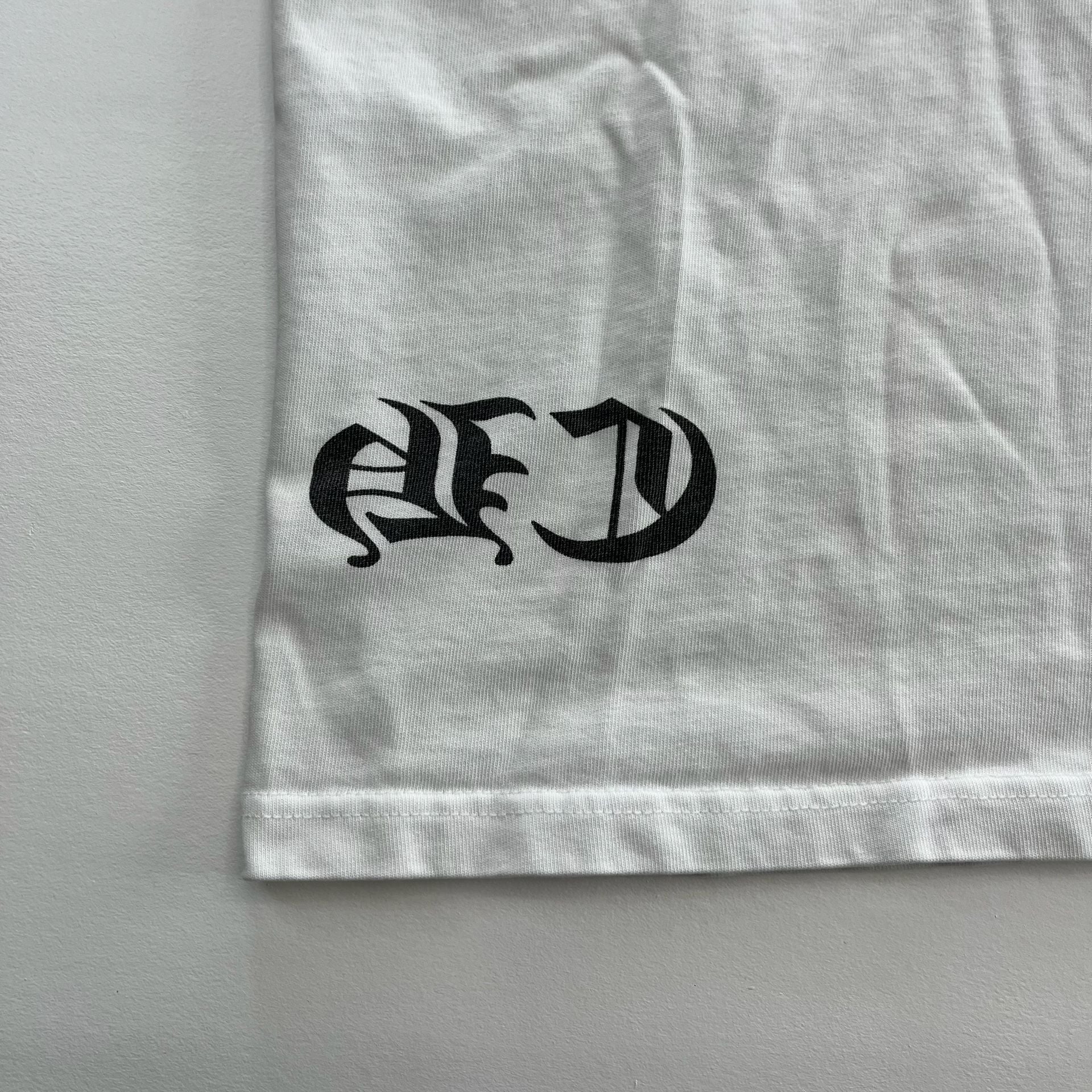 Chrome Hearts T-Shirt Size M White Cotton Horseshoe Logo Short Sleeve 9