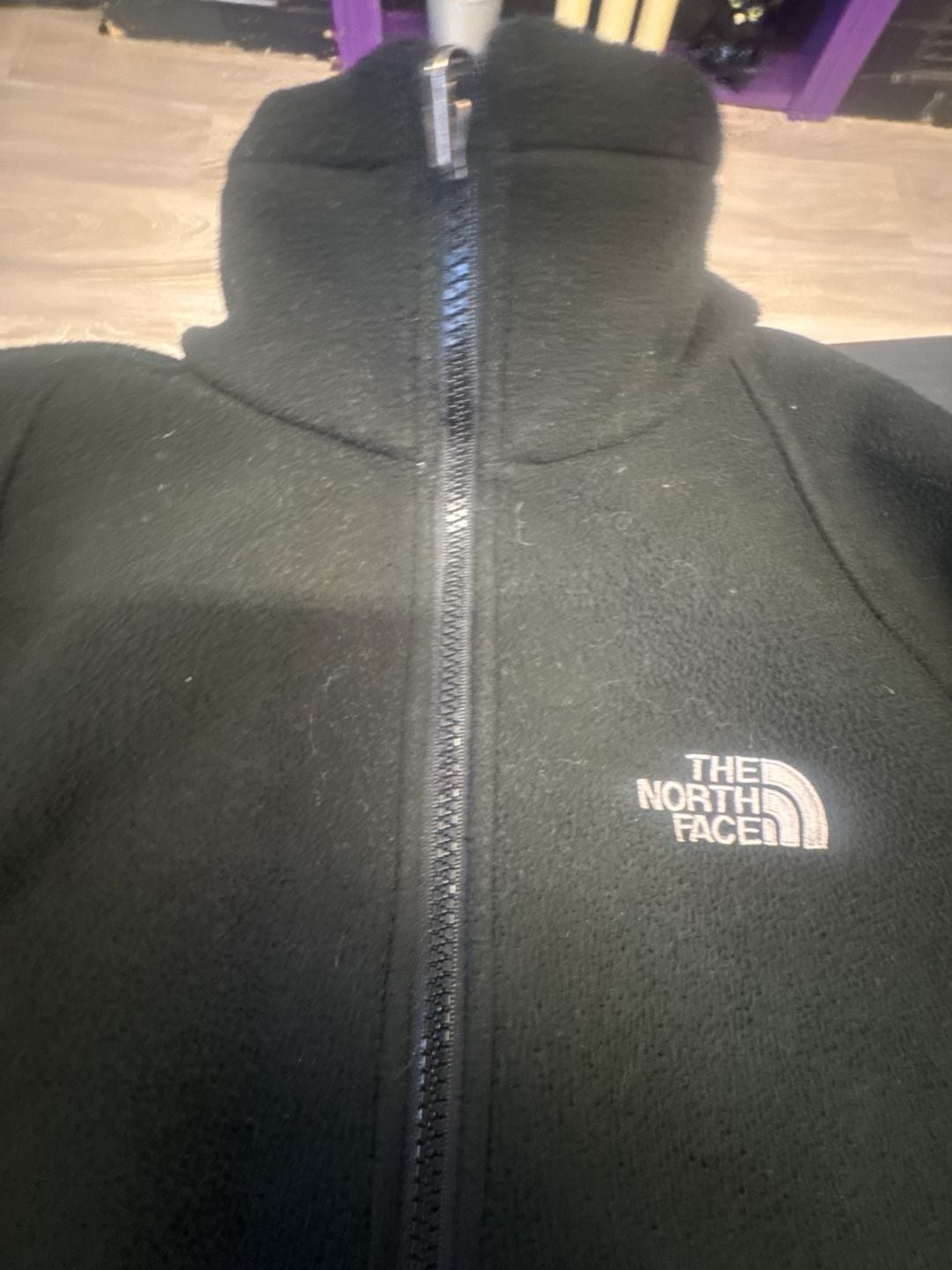 The North Face Fleece Jacket Size M Black Full Zip Outdoor 4