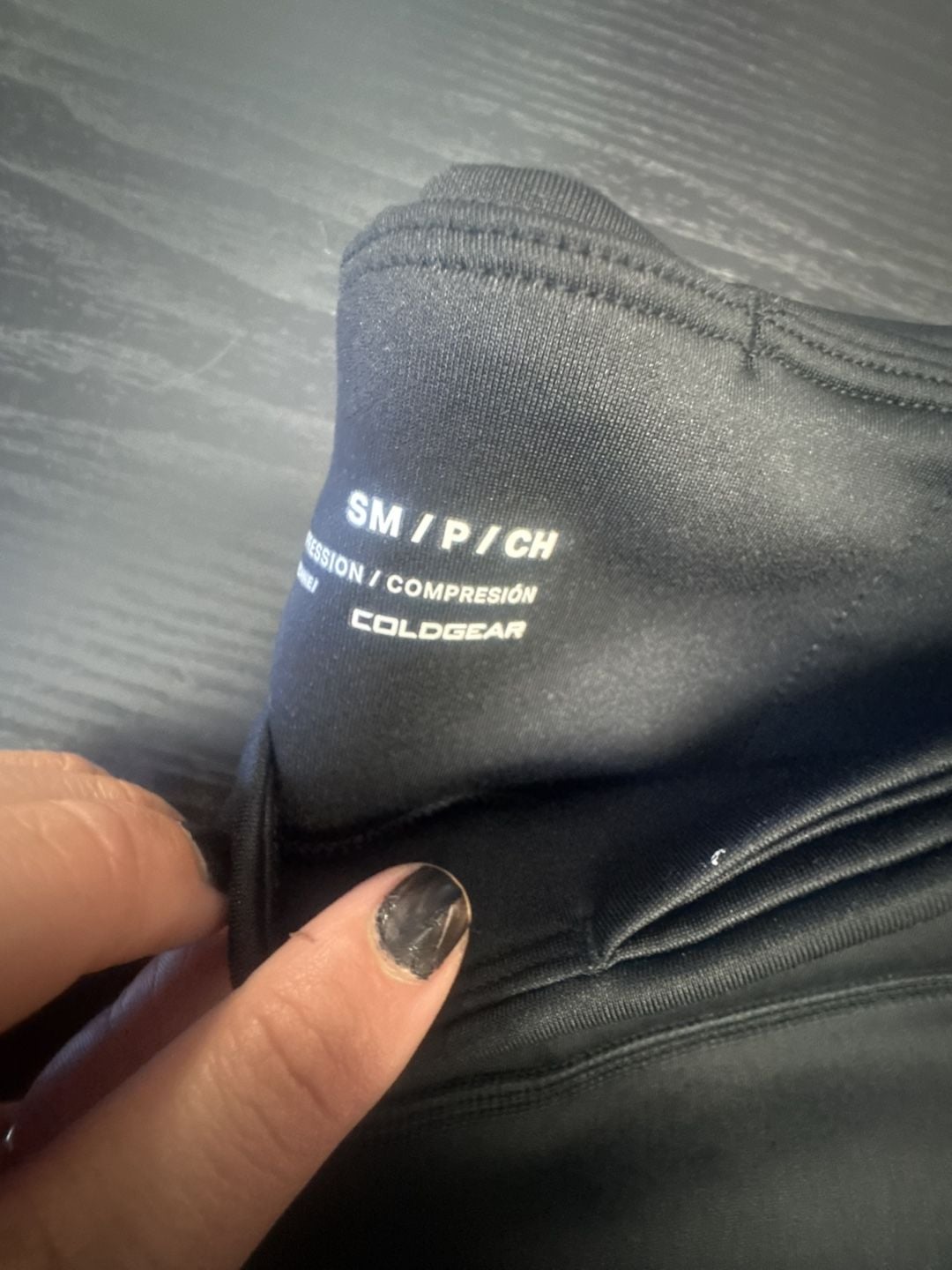Under Armour ColdGear Leggings Size S Black Compression Workout Pants 3