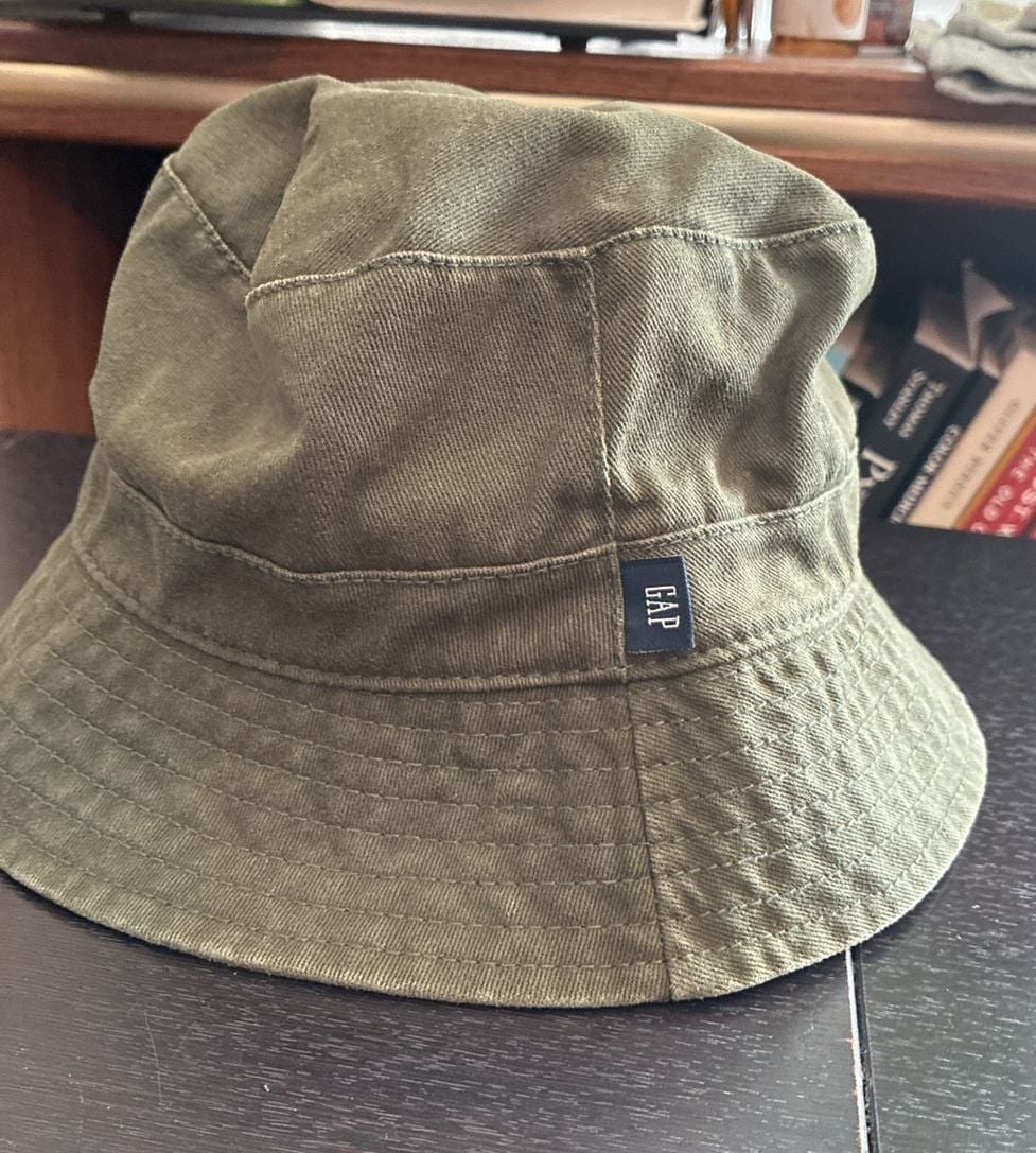 Gap Kids Bucket Hat Size 51-53cm Green Cotton 2