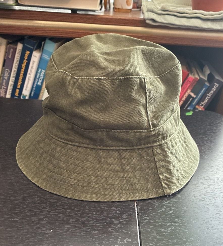 Gap Kids Bucket Hat Size 51-53cm Green Cotton 3
