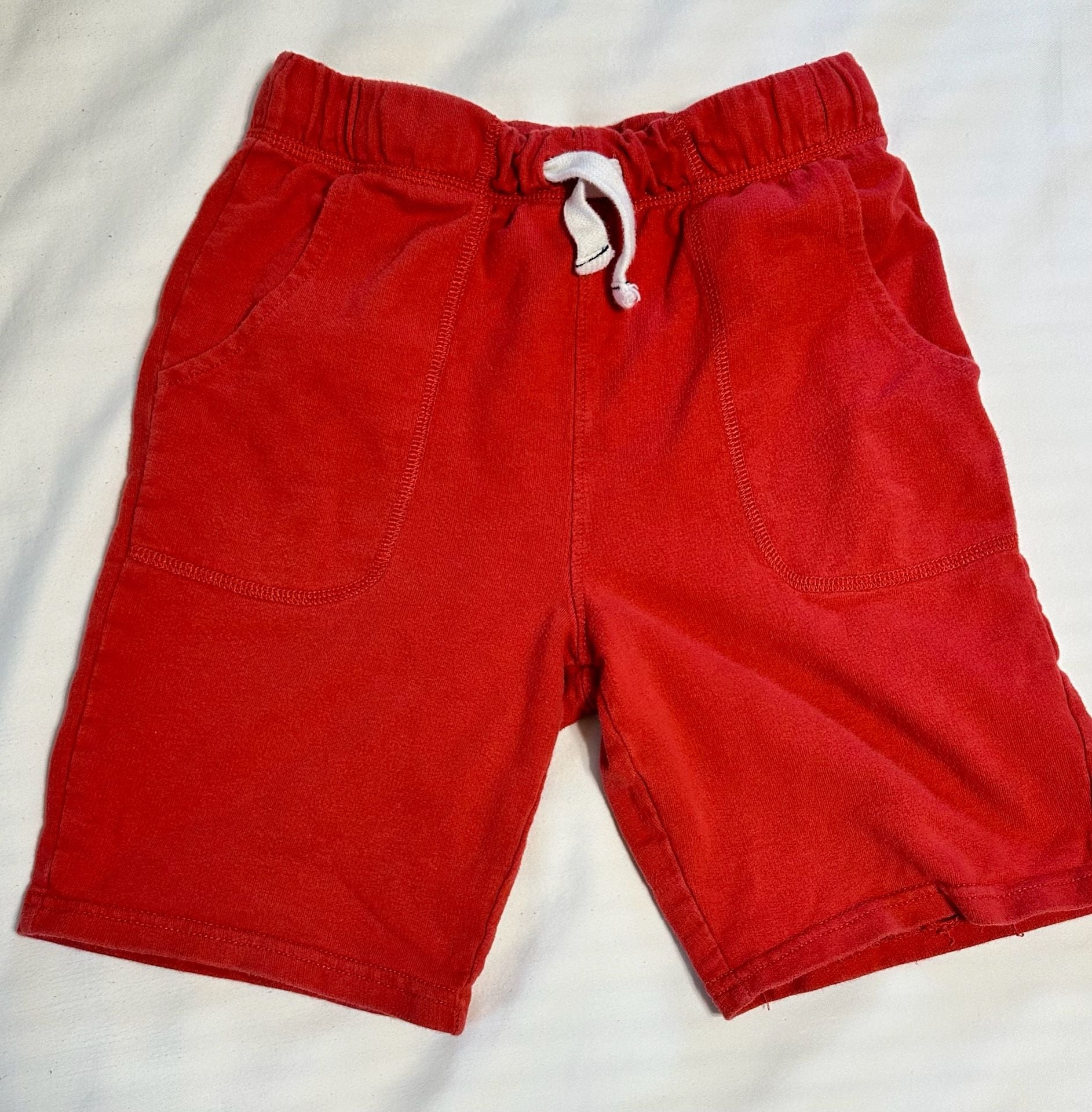 Carter's Kid Shorts Size 10/10A Red Knit Pull-On 2