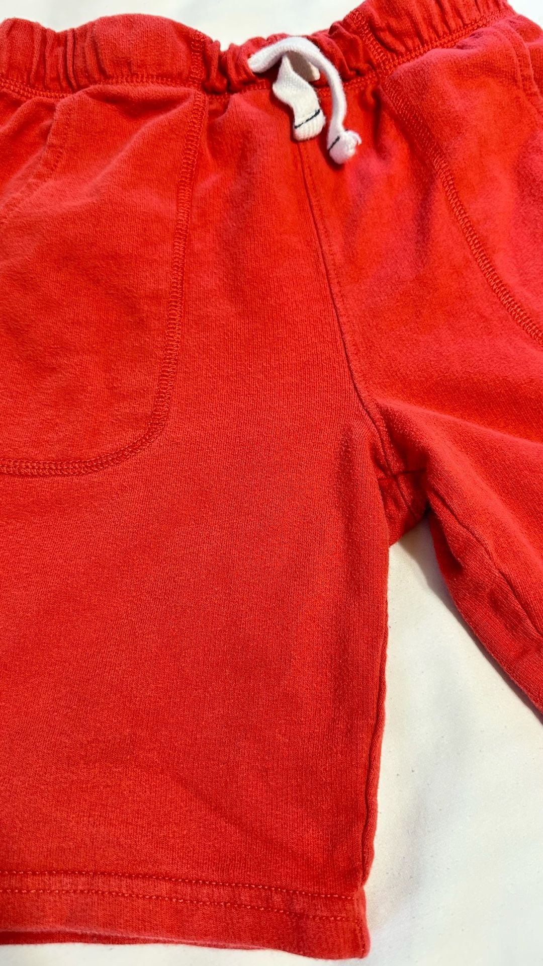 Carter's Kid Shorts Size 10/10A Red Knit Pull-On 3