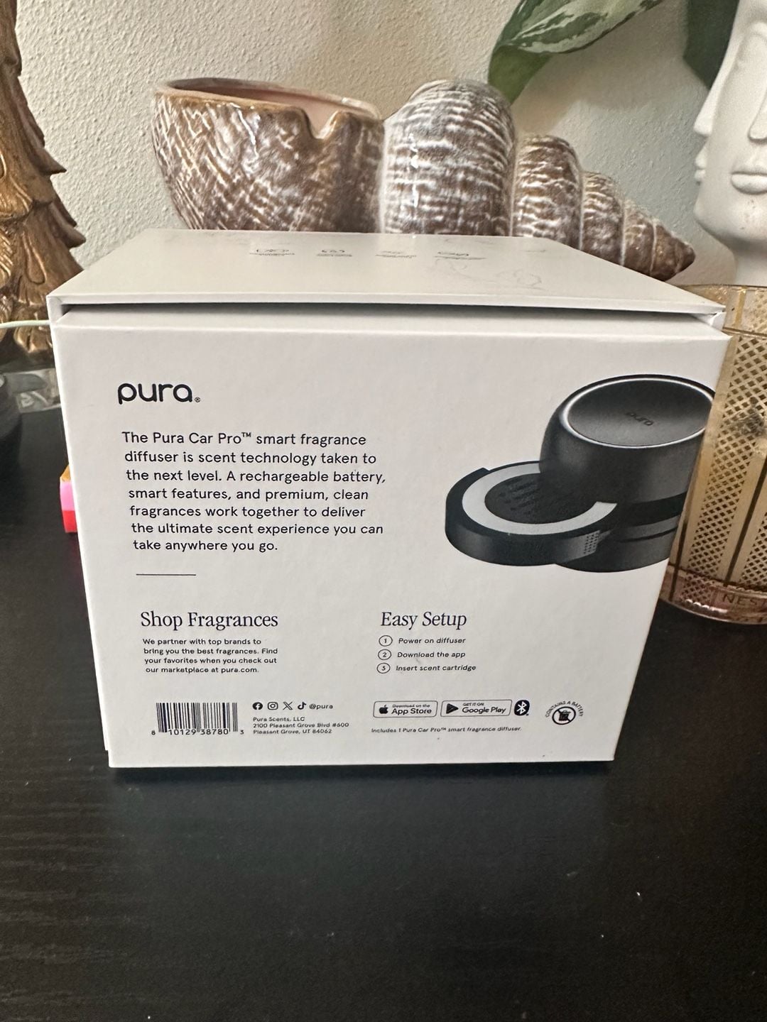 Pura Car Pro Smart Fragrance Diffuser Black 2
