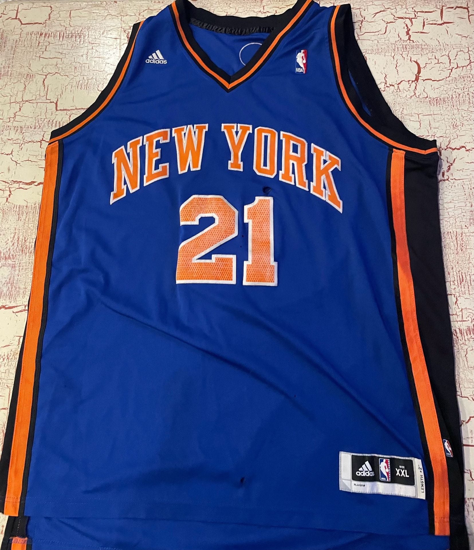 Adidas New York Knicks Iman Shumpert 21 Jersey Size XXL Blue 2