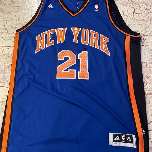 Adidas New York Knicks Iman Shumpert 21 Jersey Size XXL Blue