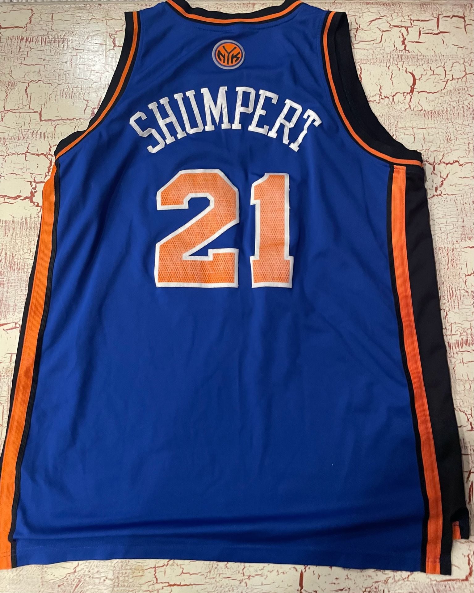 Adidas New York Knicks Iman Shumpert 21 Jersey Size XXL Blue 5