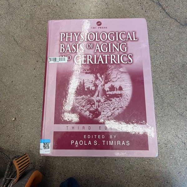 CRC Press Physiological Basis of Aging and Geriatrics Third Edition Hardcover