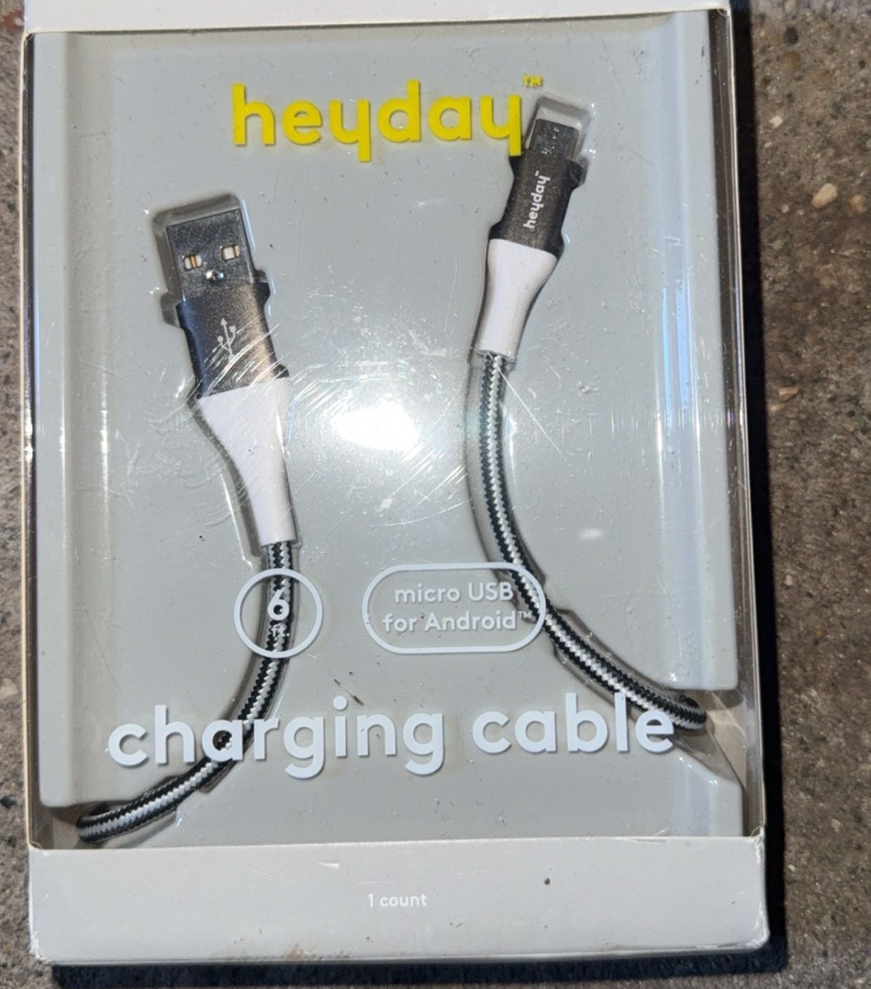 Heyday Micro USB Charging Cable 6 Ft 1