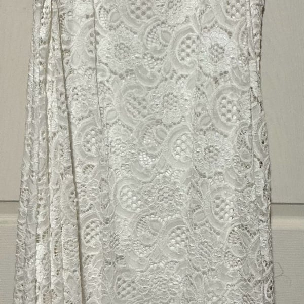 Signature by Robbie Bee White Lace Dress